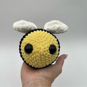Bumble Bee Plush Handmade Crochet Amigurumi Small Soft